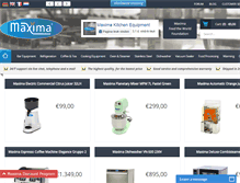 Tablet Screenshot of maximakitchenequipment.com